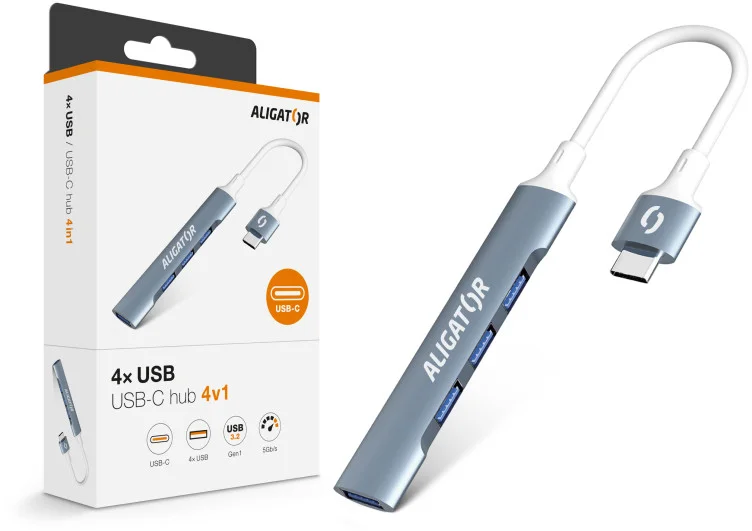 Aligator Hub USB-C / 4x USB
