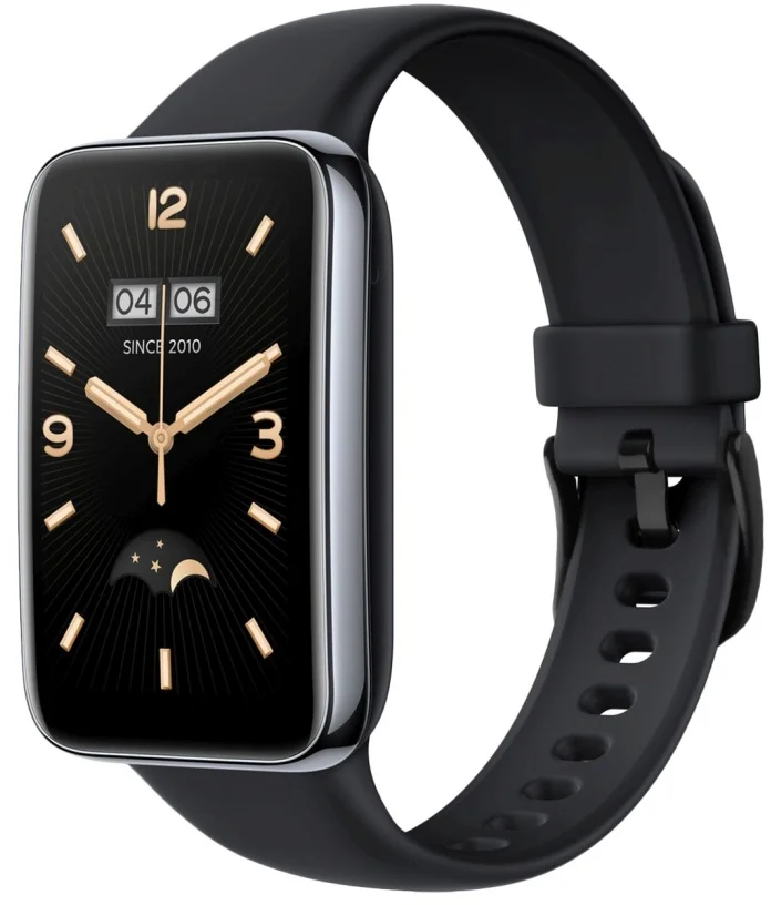 Silikónový remienok FIXED pre Xiaomi Mi Smart Band 7 Pro, čierny