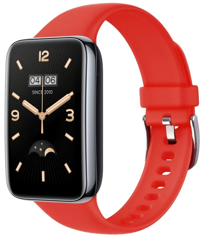 Silikónový remienok FIXED pre Xiaomi Mi Smart Band 7 Pro, červený