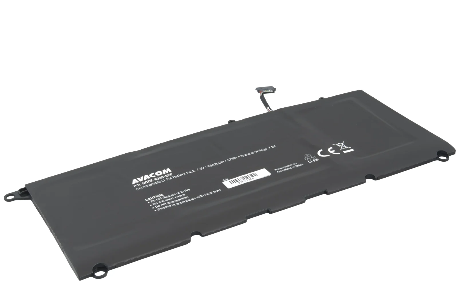 AVACOM pre Dell XPS 13 9350 Li-Pol 7,6V 6842mAh 52Wh