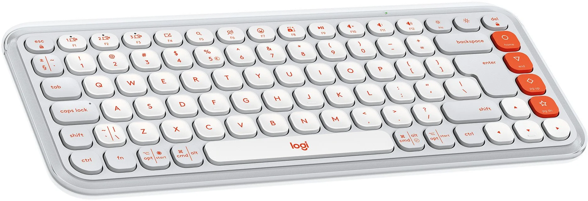 Logitech POP ICON KEYS, biela, US INT'L