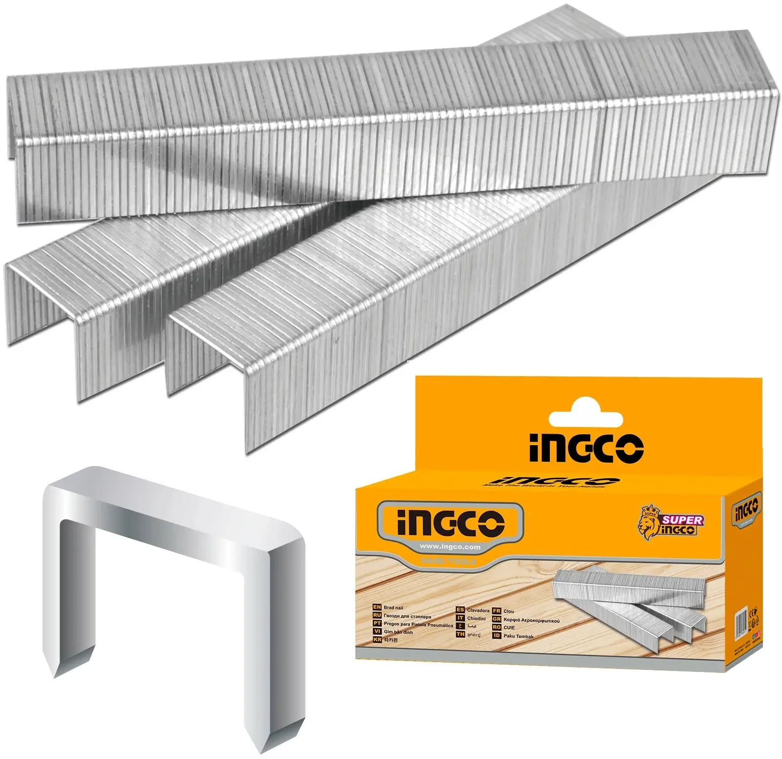 Ingco STS0108 Sponky do zošívačky 1000ks, 8mm