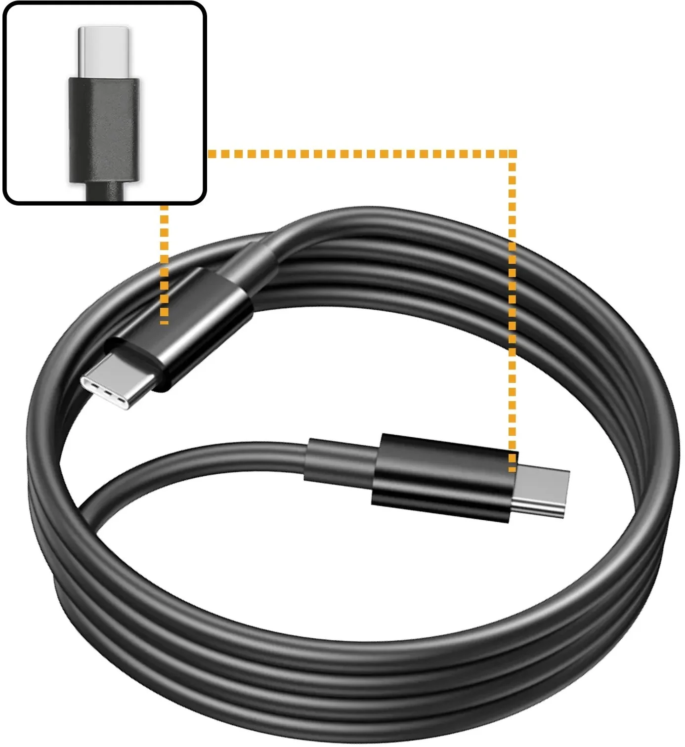 Ingco IUCC02 USB C-C kábel, 1 m