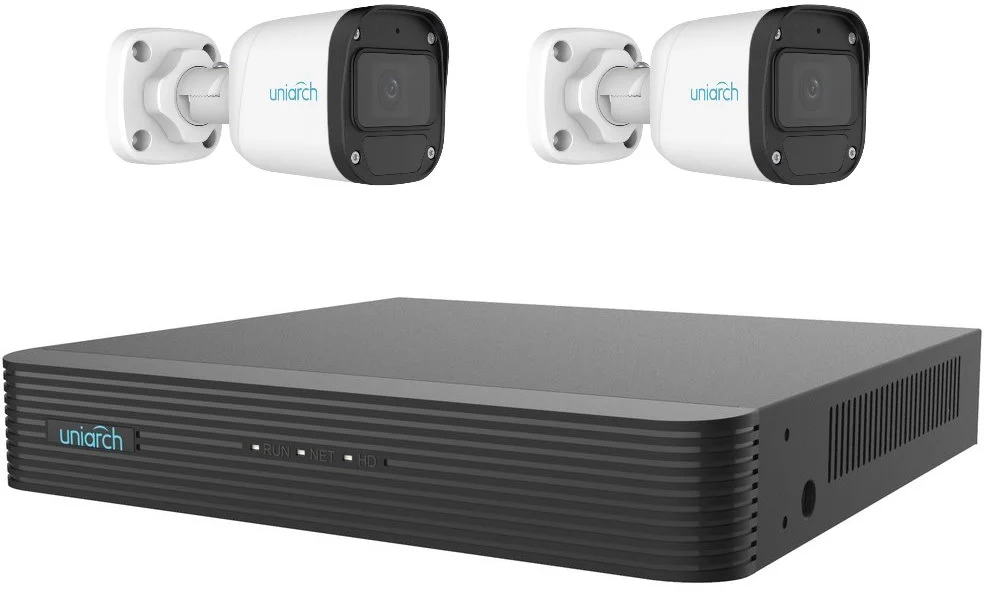 Uniarch by Uniview KIT Bullet / Kamerový systém / 2x IPC-B122-APF28/ 1x NVR-108E2-P8