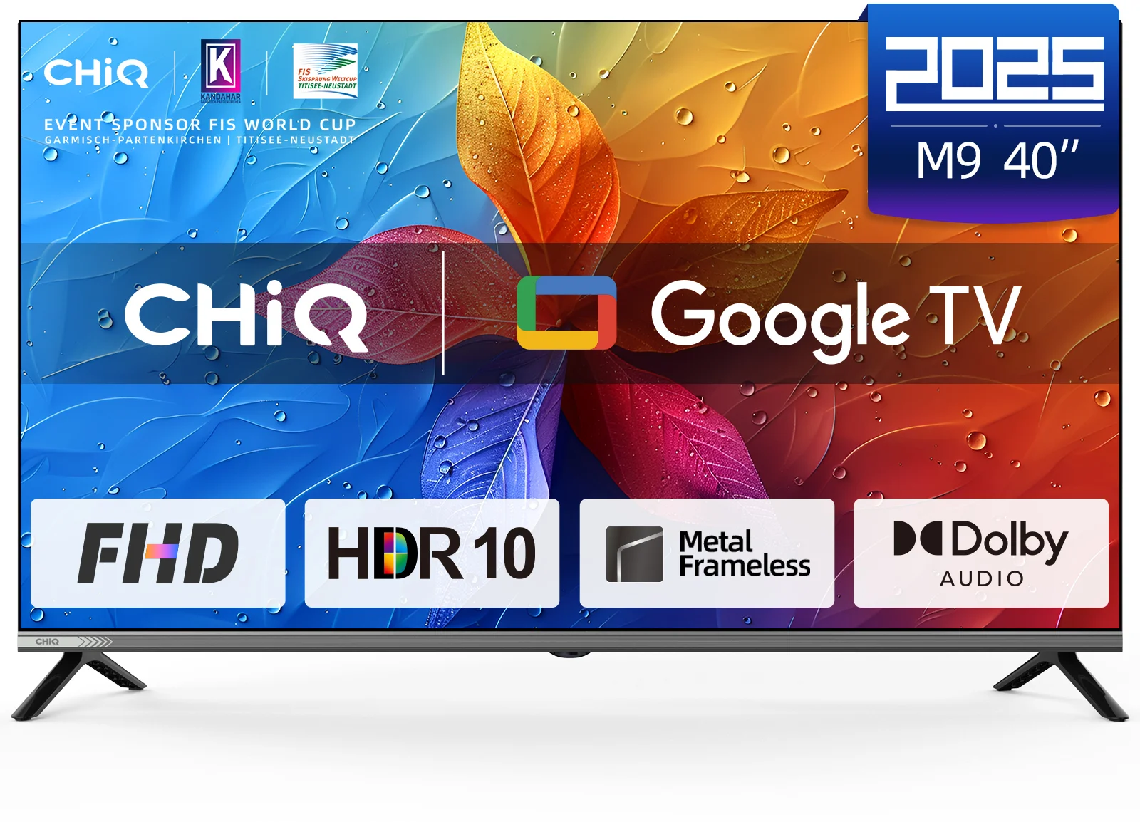 CHiQ L40M9E TV 40", Full HD, smart, Google TV, Dolby Audio, dbx-tv, HDR 10