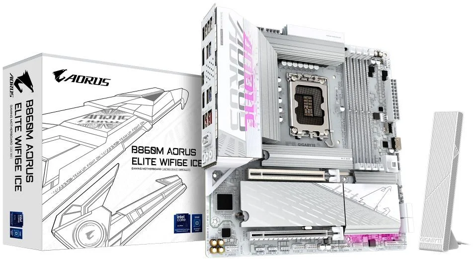 GIGABYTE B860M AORUS ELITE WIFI6E ICE