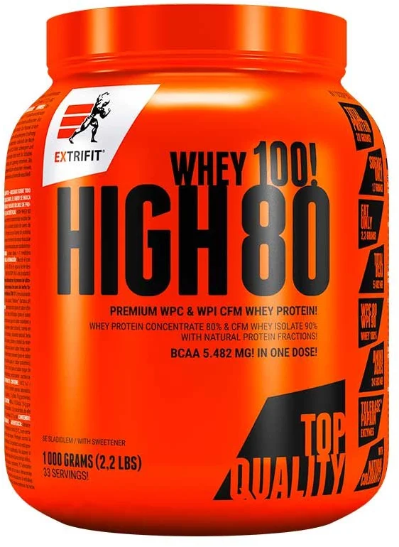 Extrifit High Whey 80 1000 g - banán
