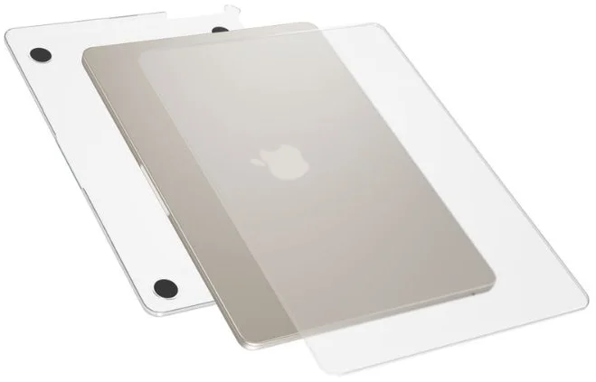 Epico Slim Shell pre Macbook Air 13" 2018/2020 (A1932/A2179/M1 Air A2337) - matný transparentný