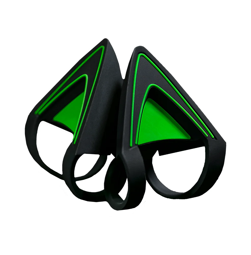 Razer Kitty Ears pre Kraken Green
