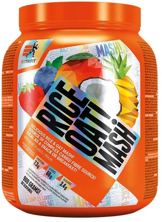 Extrifit Rice Oat Mash 900 g - mango