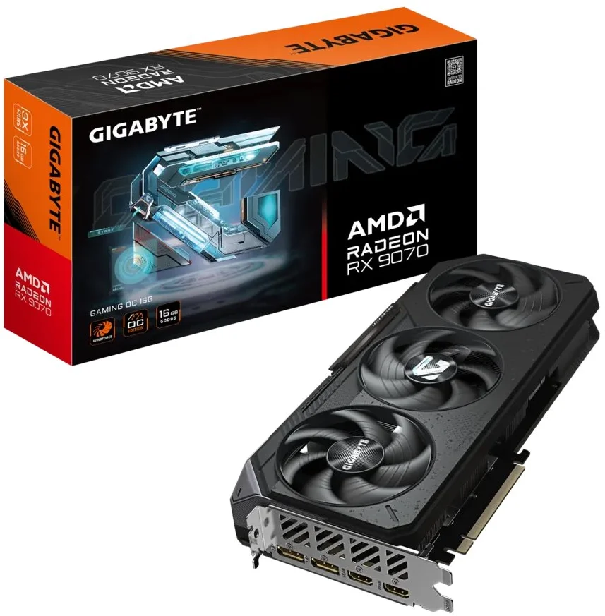 GIGABYTE Radeon RX 9070 GAMING OC 16G