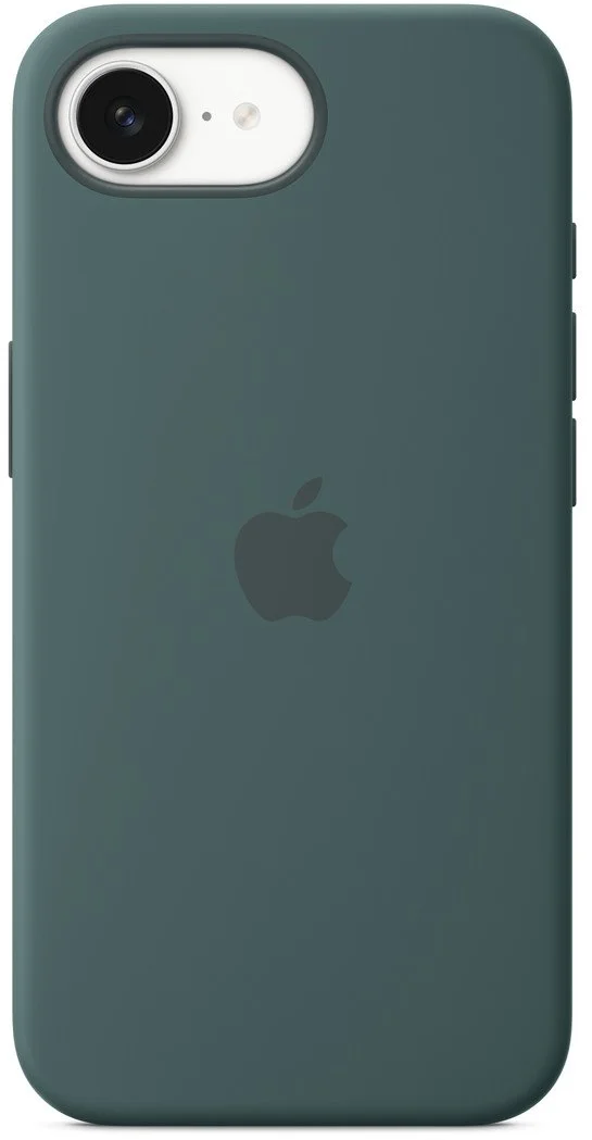 Silikónové puzdro na Apple iPhone 16e - Zelené jazero