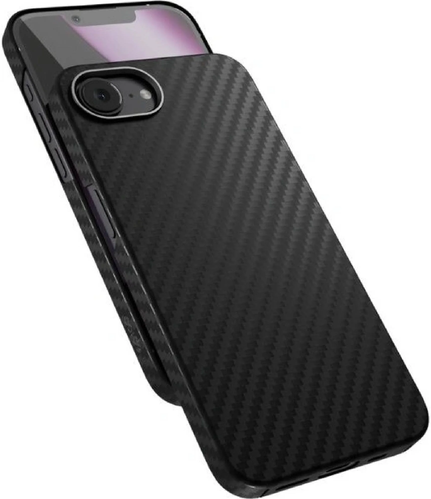 Puzdro Epico Mag+ Carbon pre iPhone 16e - čierne