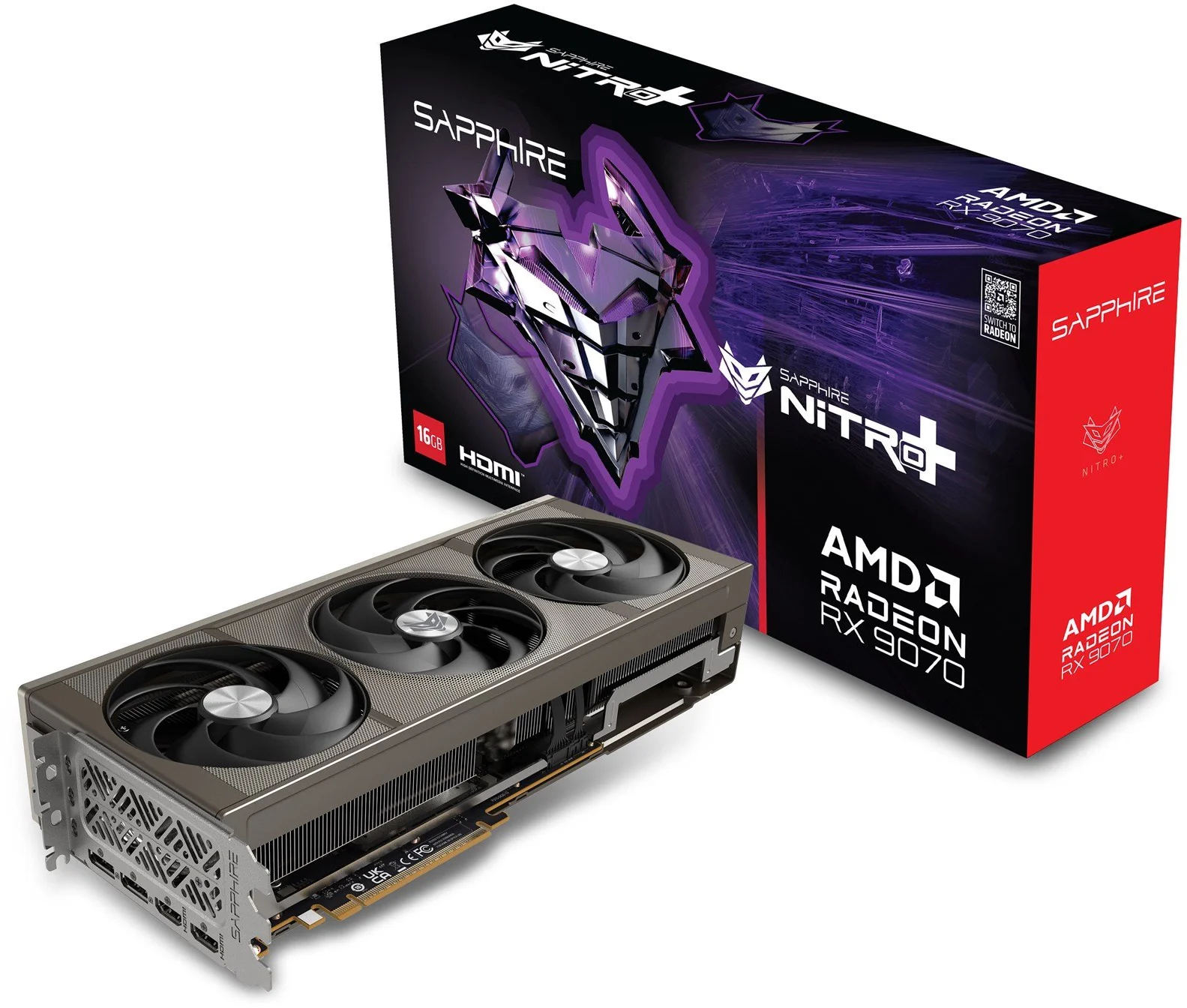 SAPPHIRE NITRO+ Radeon RX 9070 GAMING 16 GB