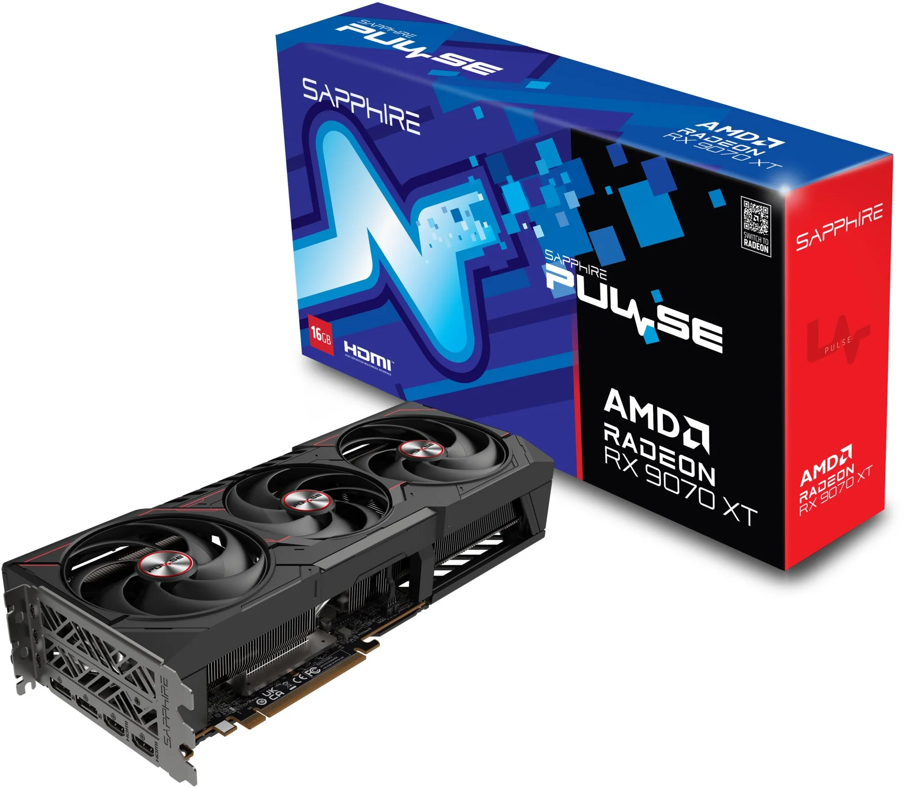 SAPPHIRE PULSE Radeon RX 9070 XT GAMING 16 GB