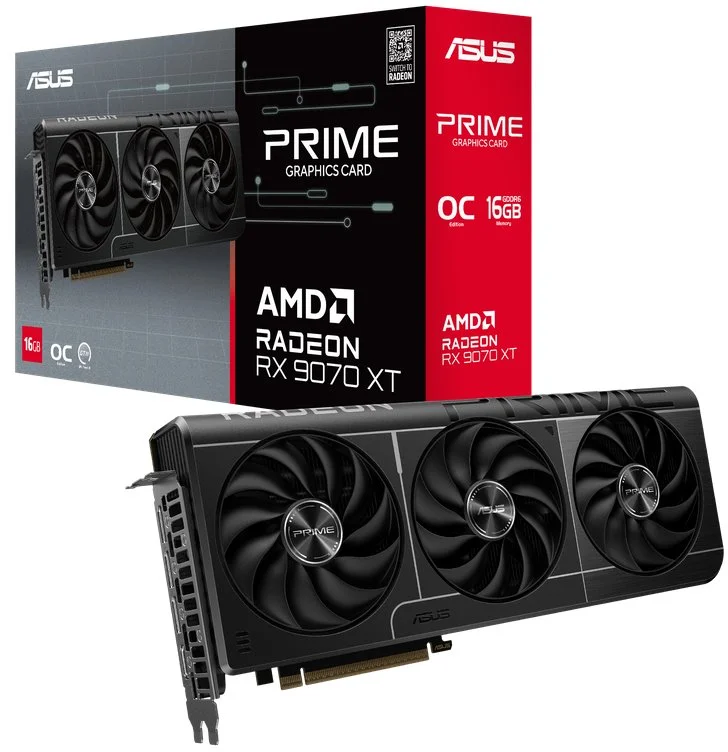 ASUS Prime Radeon RX 9070 XT OC 16GB