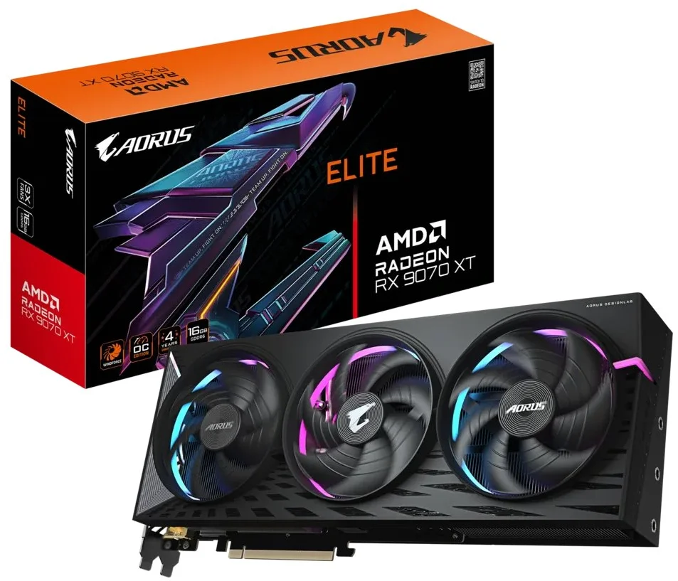 GIGABYTE AORUS Radeon RX 9070 XT ELITE 16G