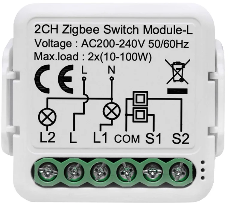 CEL-TEC L140Z 2Ch ZigBee bez potreby nulového vodiča