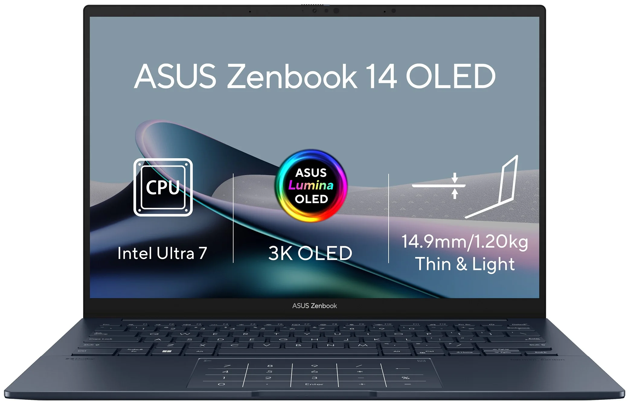 ASUS Zenbook 14 UX3405CA-OLED381X Ponder Blue celokovový