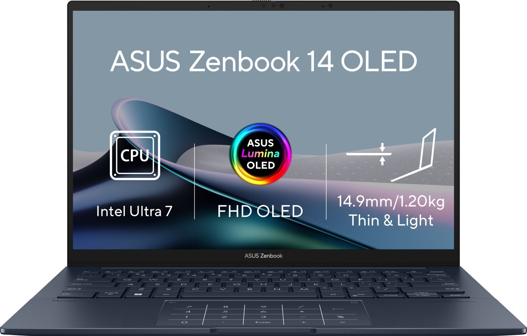 ASUS Zenbook 14 UX3405CA-OLED231X Ponder Blue celokovový