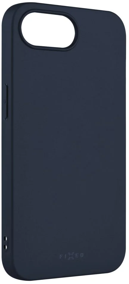 Zadný pogumovaný kryt FIXED Story pre Apple iPhone 16e, modrý
