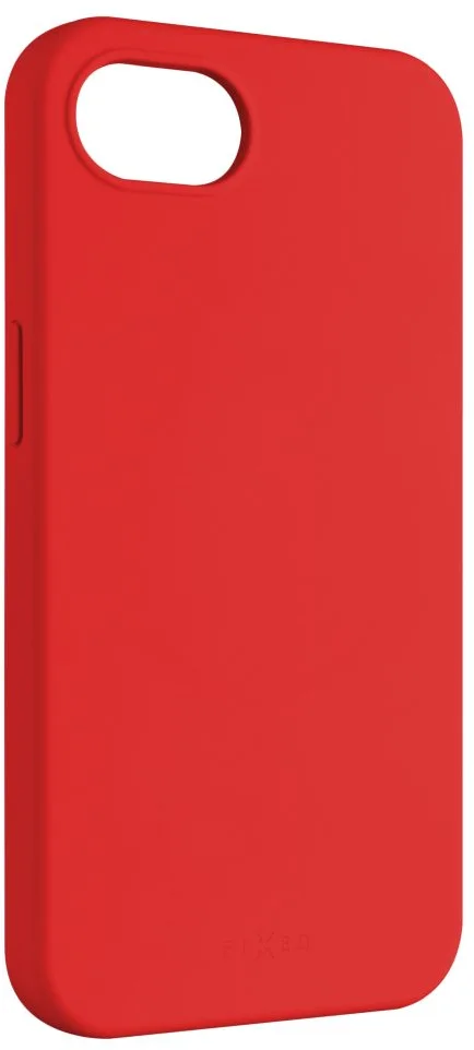Zadný kryt FIXED MagFlow s podporou MagSafe pre Apple iPhone 16e, červený