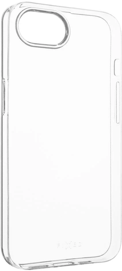 Ultratenký gélový kryt TPU FIXED Story Slim pre Apple iPhone 16e, 0,6 mm, číry