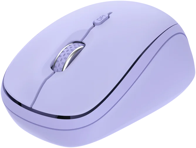 Bezdrôtová myš Trust Yvi+ pre viac zariadení, fialová