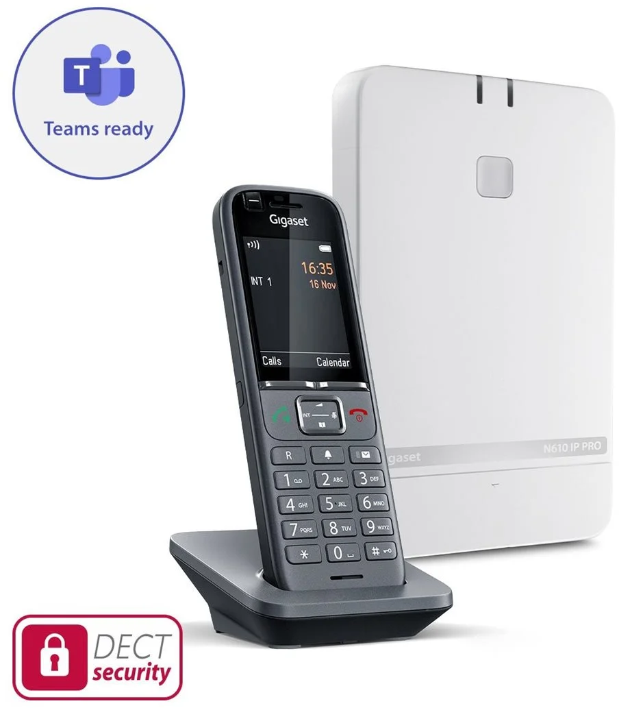 Telefón Gigaset N610 IP PRO + S700H PRO (KIT) + základňa