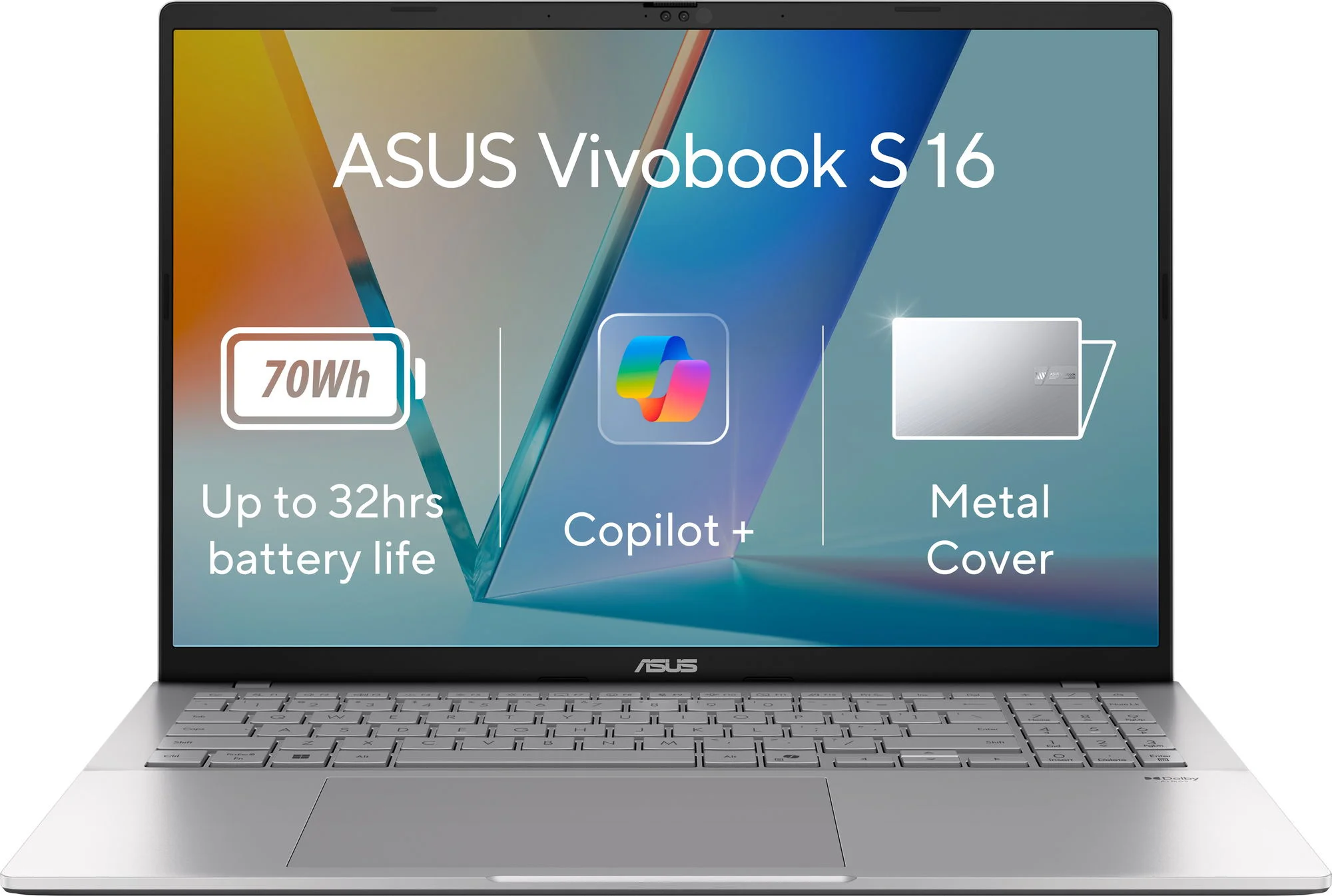 ASUS Vivobook S16 S3607QA-PL004W Cool Silver Metallic