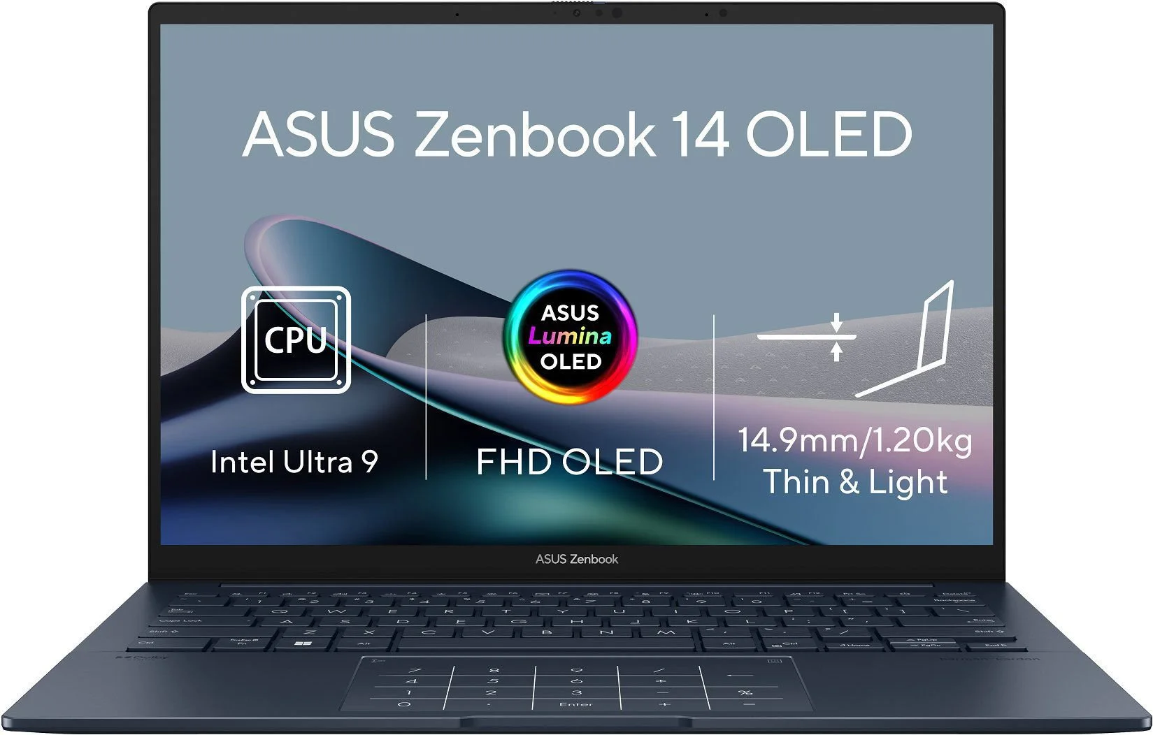 ASUS Zenbook 14 OLED UX3405CA-OLED230X Ponder Blue celokovový