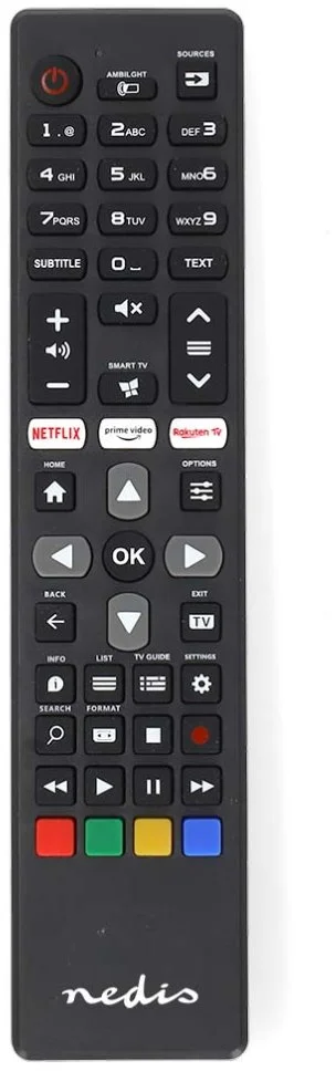 Predprogramované diaľkové ovládanie NEDIS kompatibilné so všetkými televízormi Philips