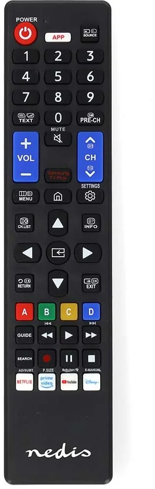 Predprogramované diaľkové ovládanie NEDIS kompatibilné so všetkými televízormi Samsung