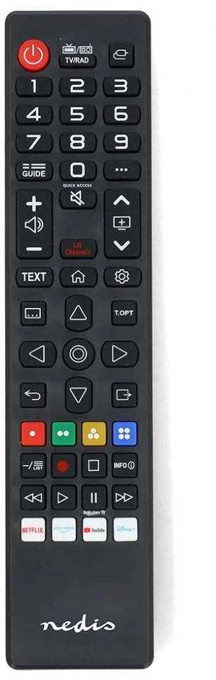 Predprogramované diaľkové ovládanie NEDIS kompatibilné so všetkými televízormi LG