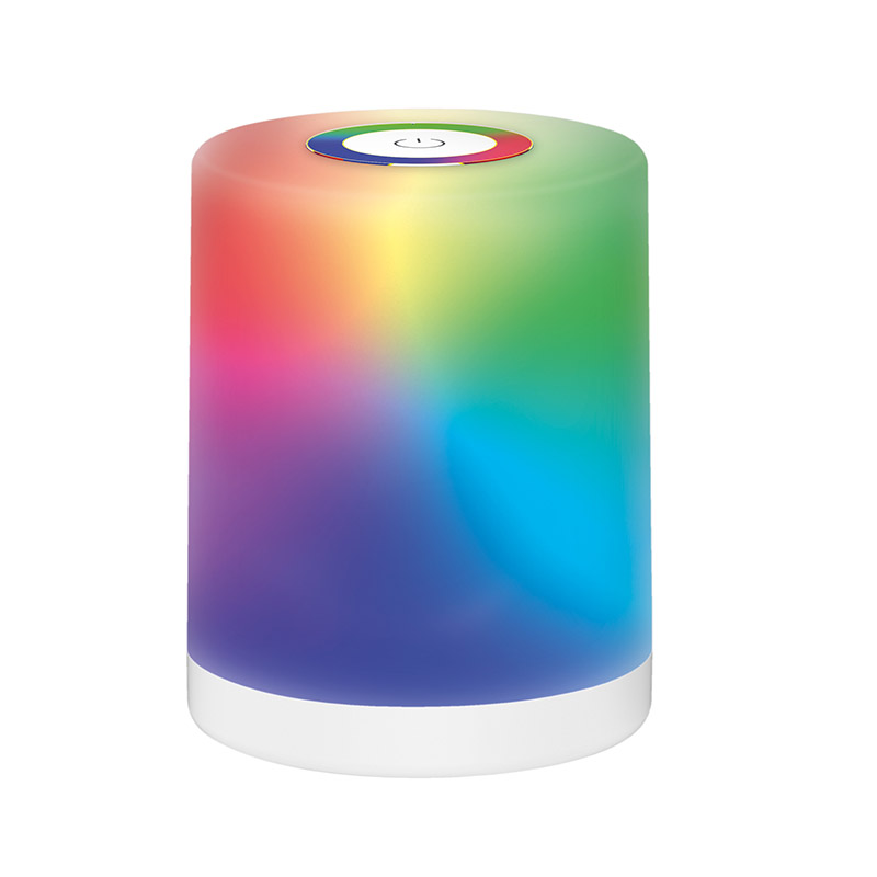 Solight LED dobíjací lampáš RGB, Li-Ion, USB-C