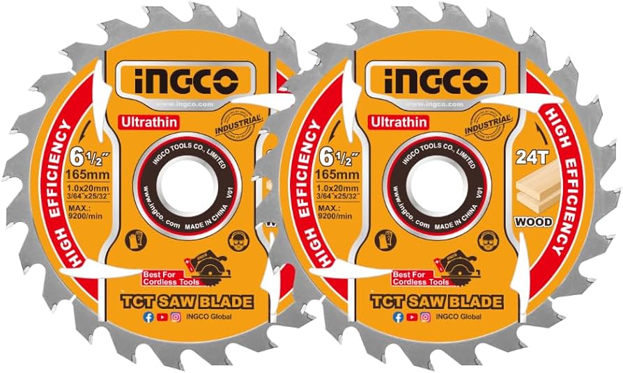 Ingco pílový kotúč 165 x 1 mm, 2ks