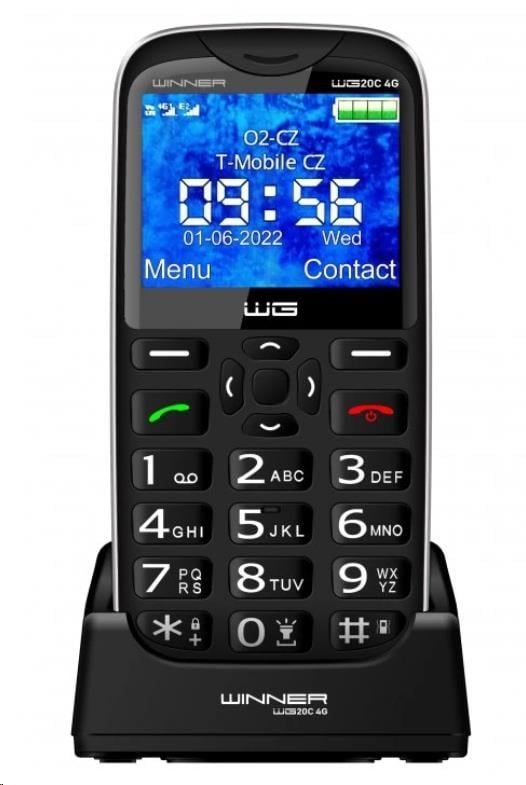 Mobilný telefón WINNER GROUP WG20C čierny