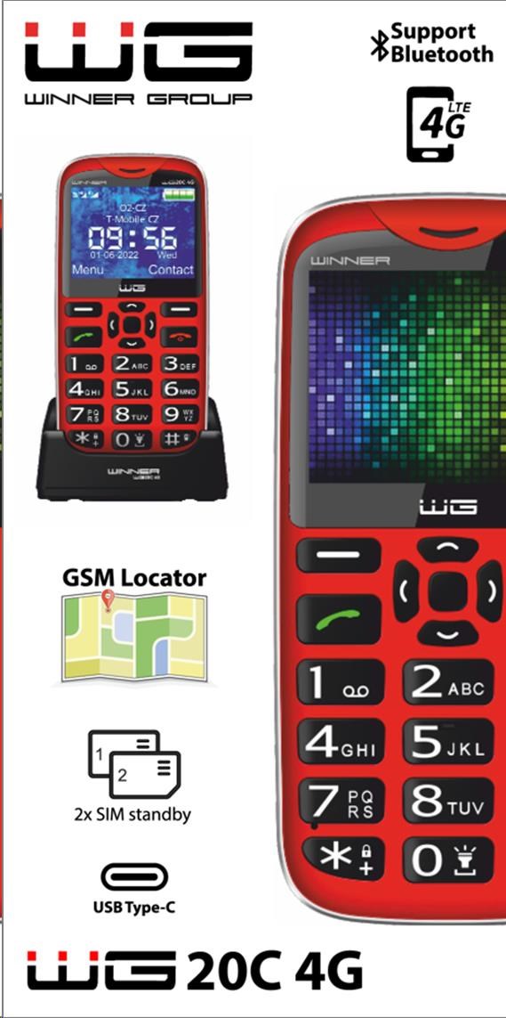 Mobilný telefón WINNER GROUP WG20C