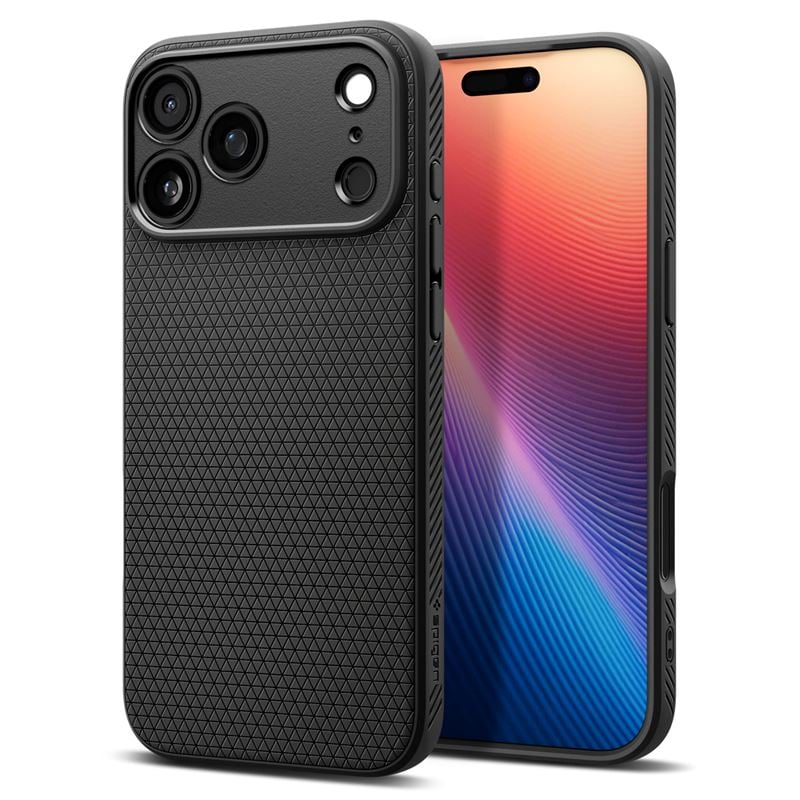 Spigen Liquid Air, matná čierna - iPhone 17 Pro