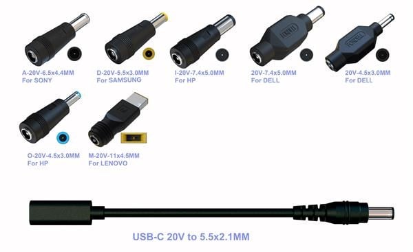 Svorky napájacieho adaptéra EUROCASE AD-716