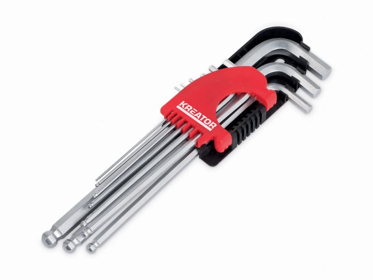 Kreator KRT408302 - Sada kľúčov HEX dlhých 9ks BP