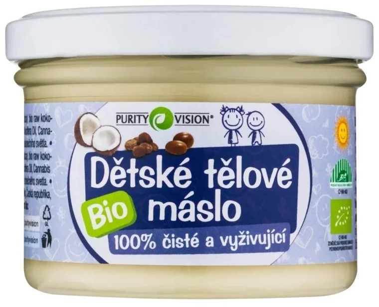 Purity Vision BIO detské telové maslo 200ml