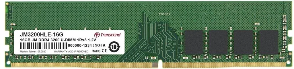 Transcend JetRam 16GB DDR4 3200MHz CL22 JM3200HLE-16G