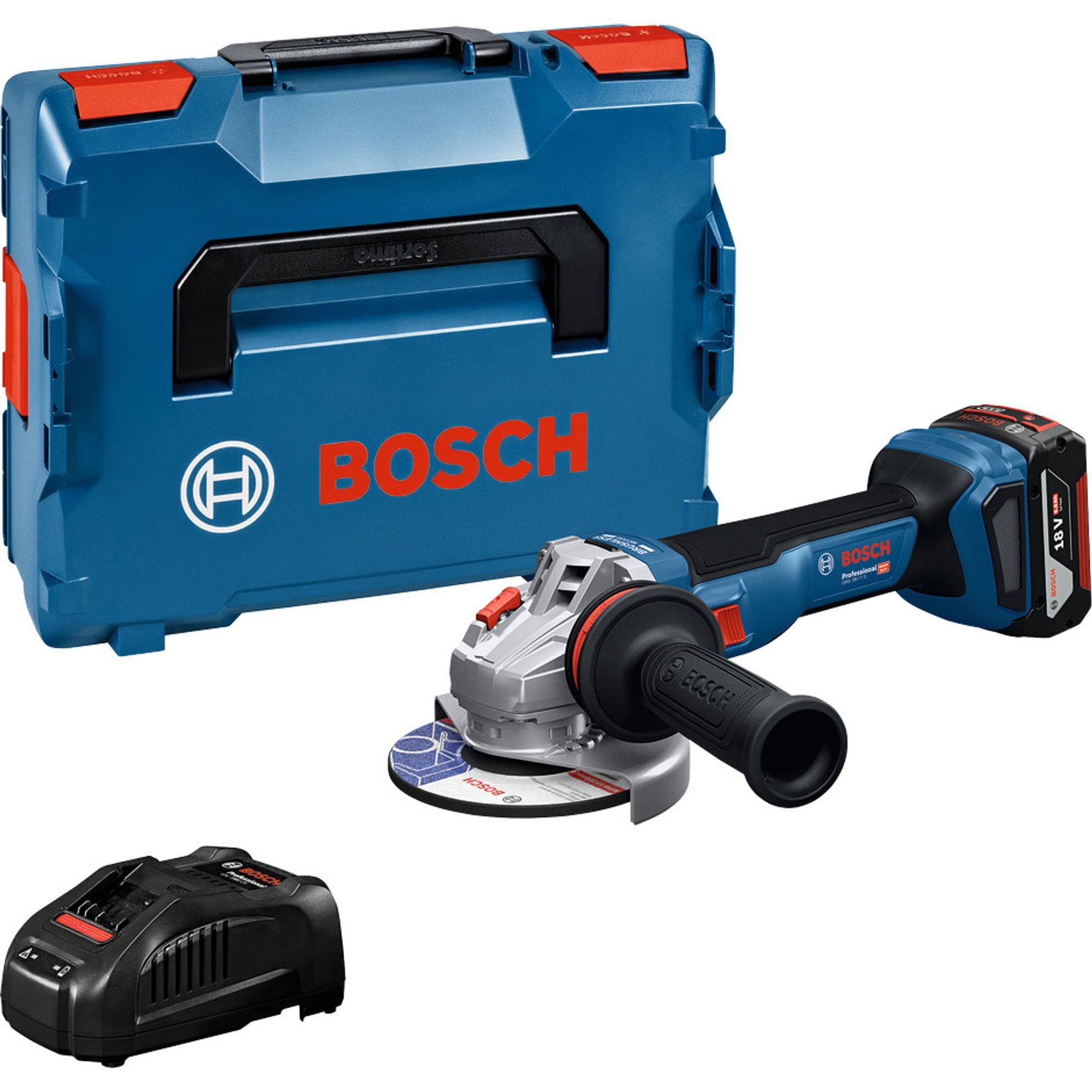 BOSCH Akumulátorová úhlová bruska GWS 18V-11 S (0.601.9N4.003)