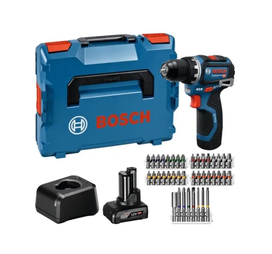 BOSCH Akumulátorový vrtací šroubovák GSR 12V-32 v L-BOXXu, vč. bat. a nab. (0.601.9N7.005)