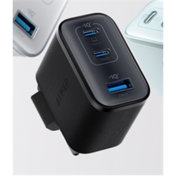 Nabíječka do sítě Anker Nano 70W, 2xUSB-C, 1xUSB černá
