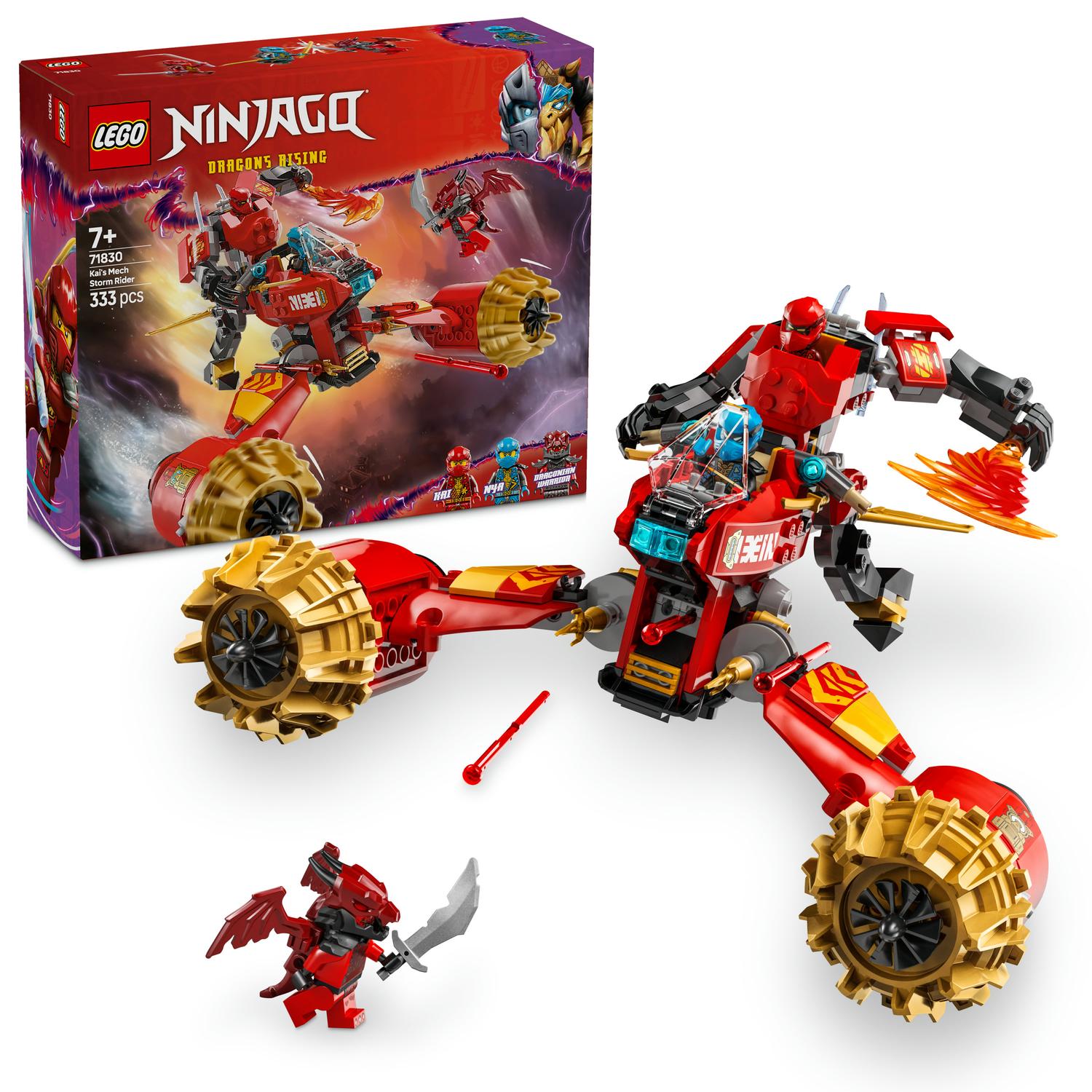 LEGO® NINJAGO® Kaiův bouřný jezdec a robot 71830