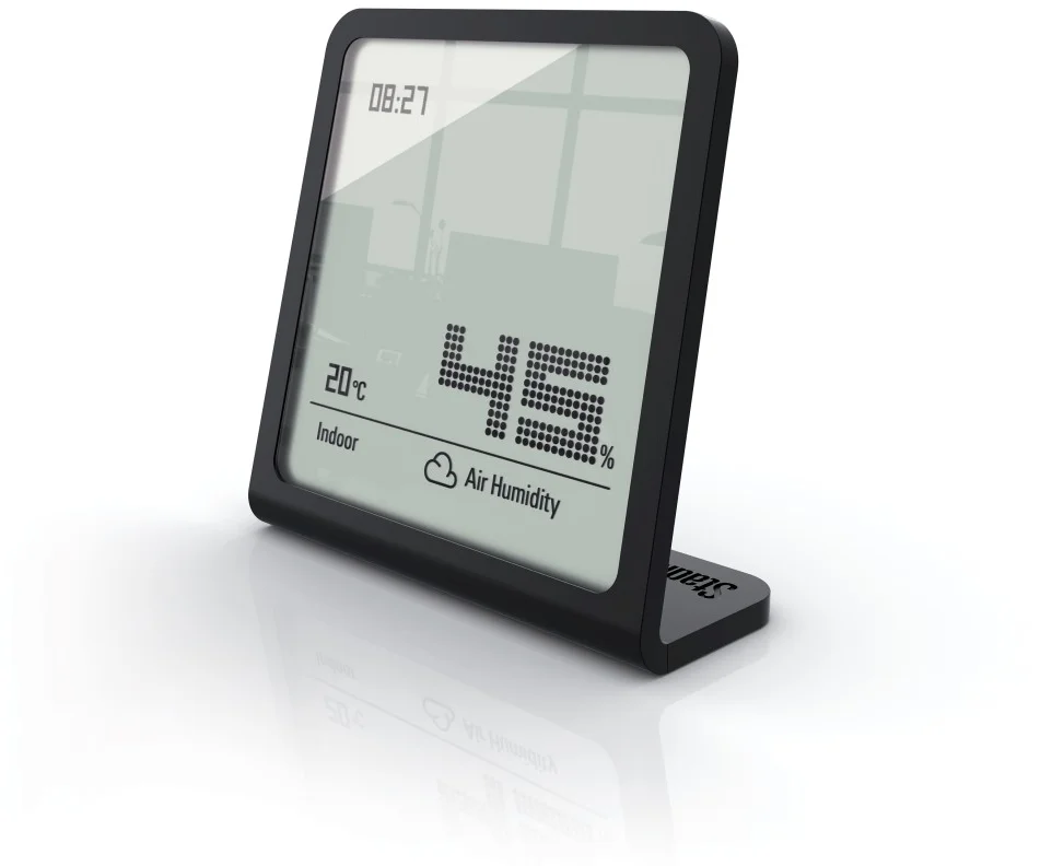 Stadler Form digitální teploměr a vlhkoměr SELINA - černá