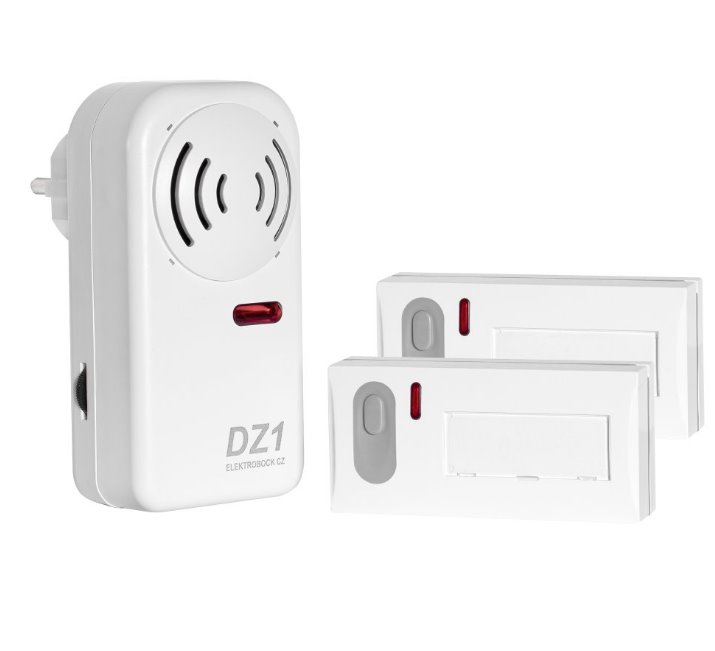 ELEKTROBOCK bezdrôtový zvonček 230V AC DZ1-2