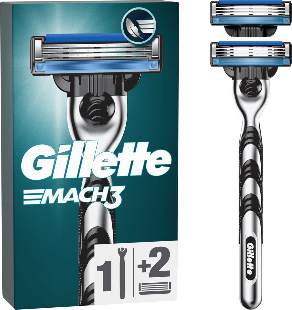 Holiaci strojček Gillette Mach3 + 2 NH